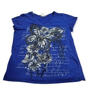 Just Perfect Butterfly shirt 1X